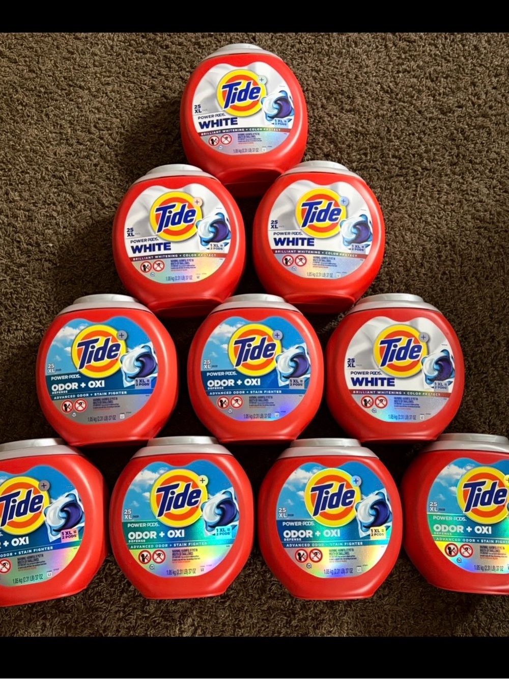 Tide Laundry Detergent Pods - Red (White & Odor + Oxi Variants)